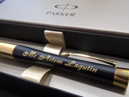 Ручка 5-th Parker Ingenuity Slim Pink Gold Lacquer CT