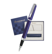 Подарочный набор Ручка-роллер Waterman Exception Slim Blue Lacquer ST с чехлом
